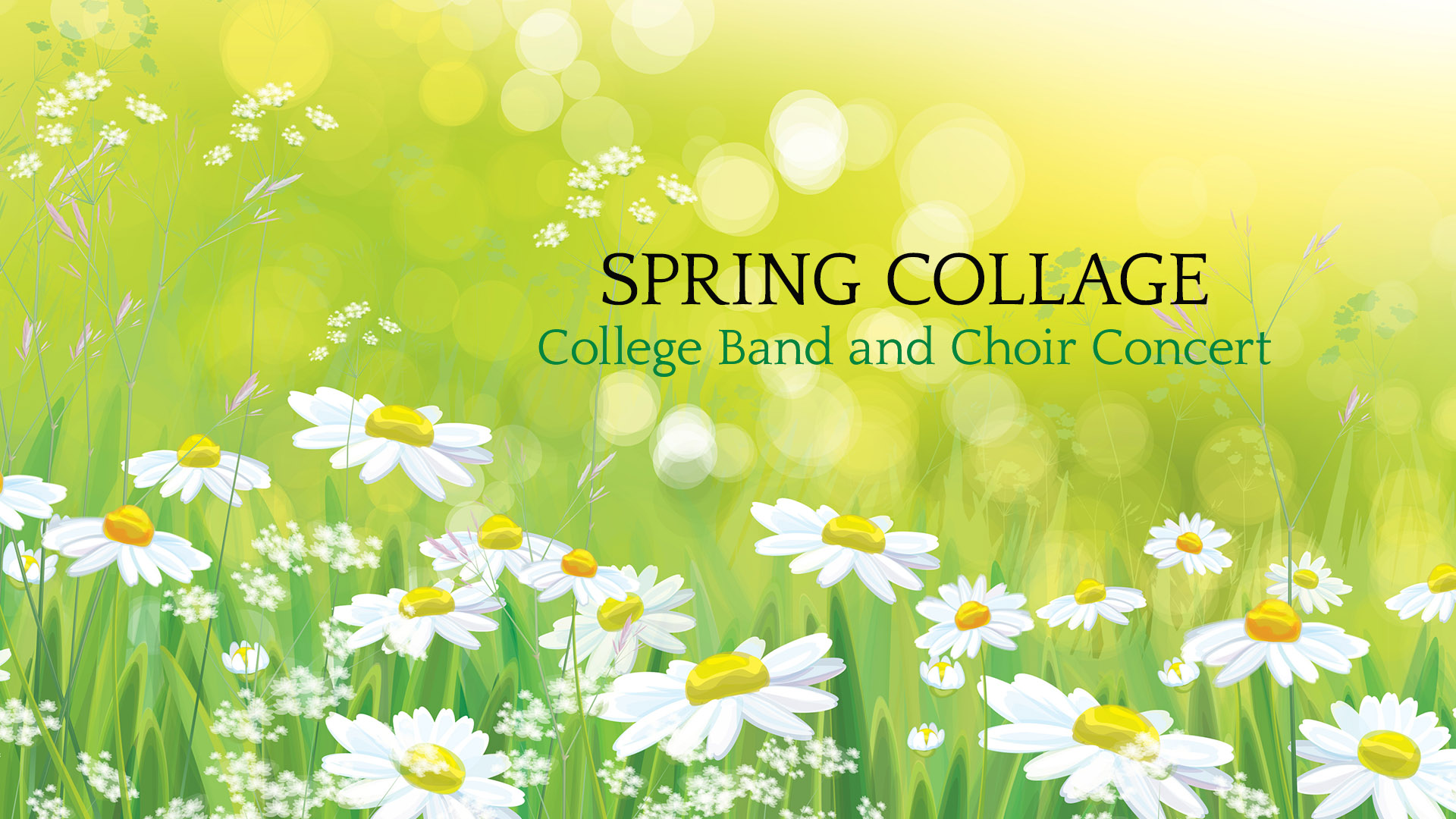 Spring Collage concert graphic