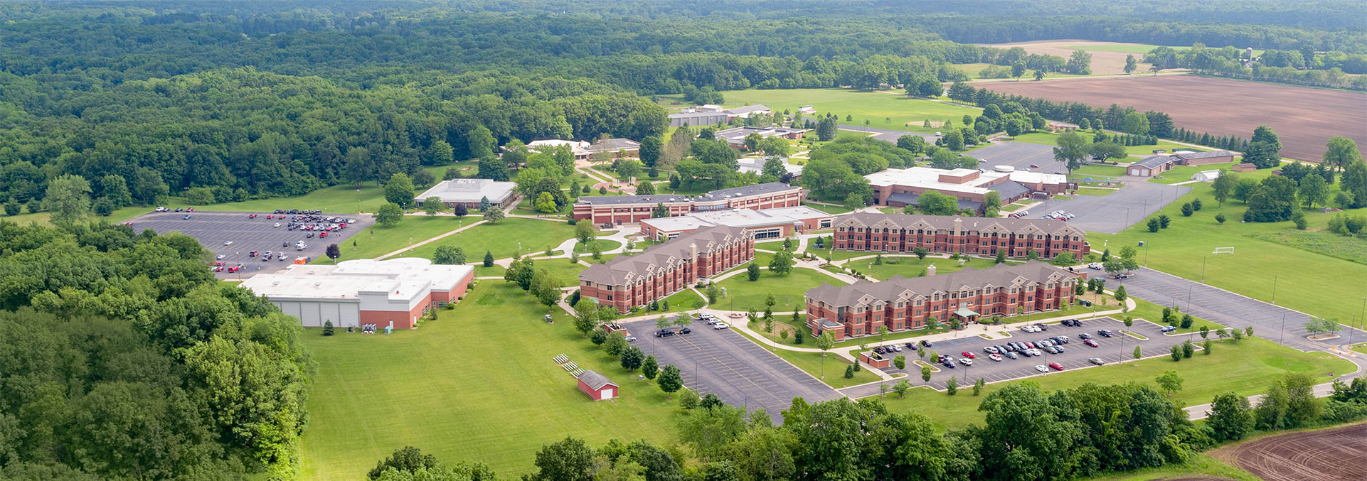 Aerial photo of Dowagiac Campus