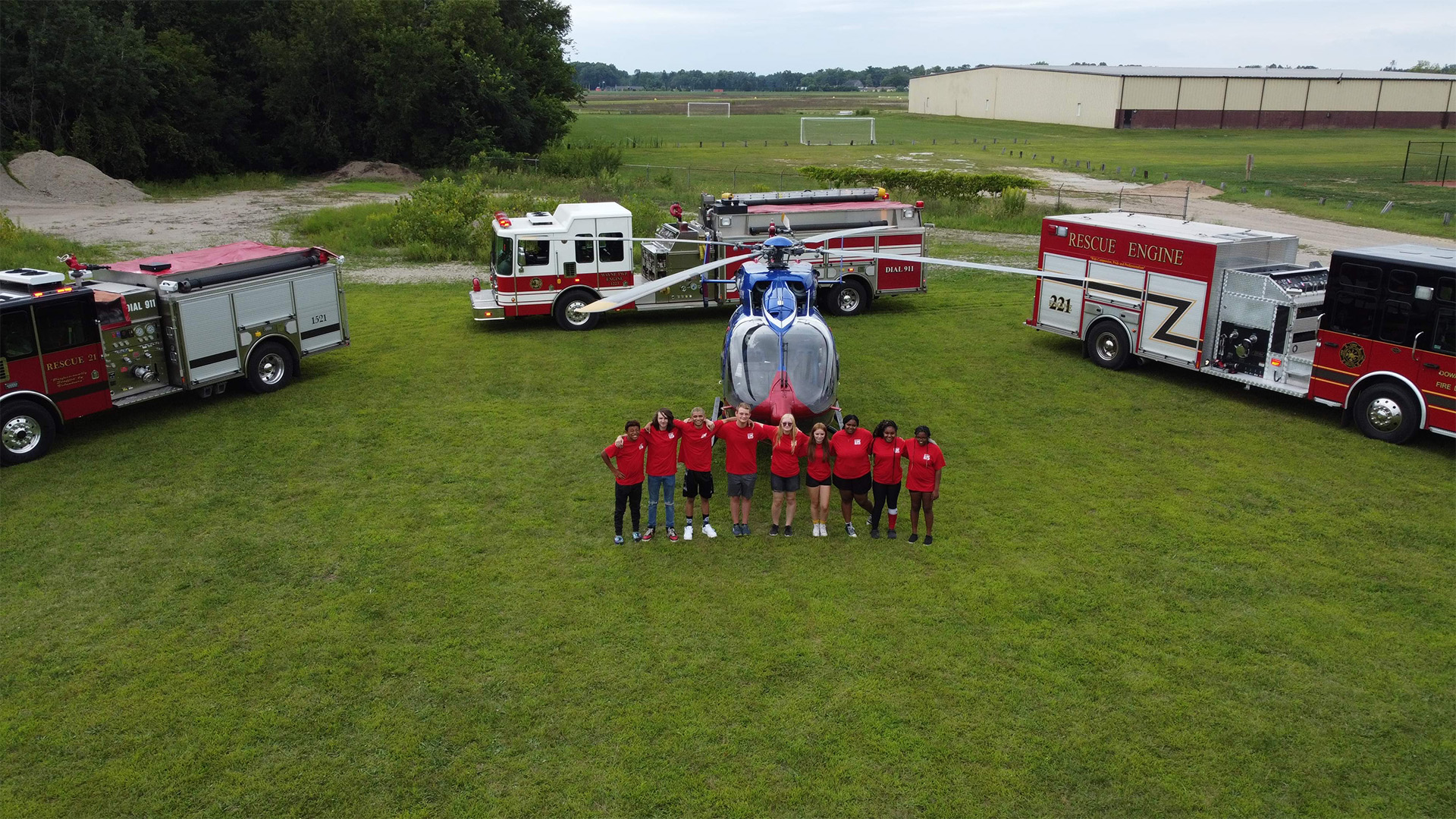 Students exploring first responder careers