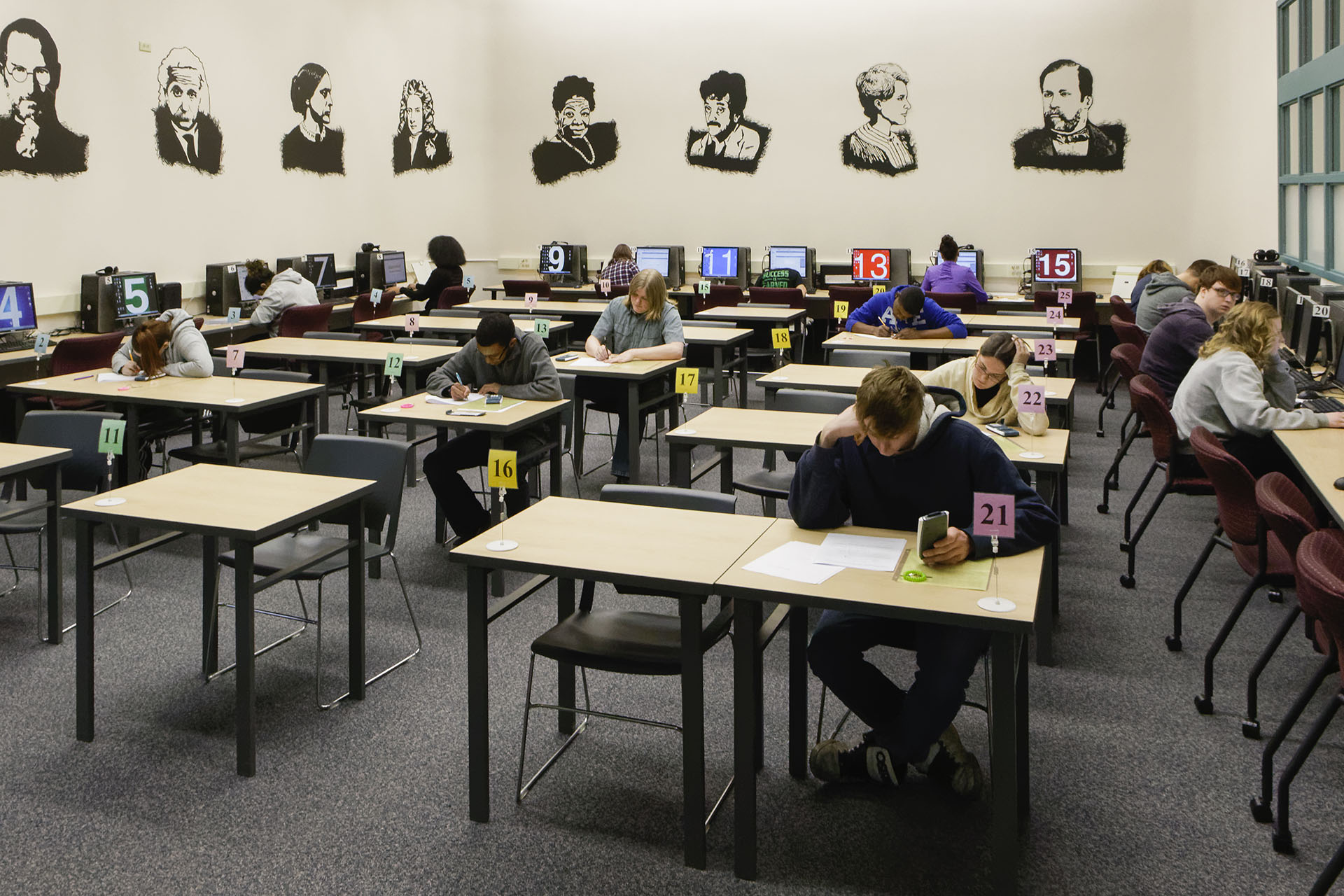 The testing center on the Dowagiac campus