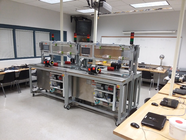 New equipment in the robotics lab