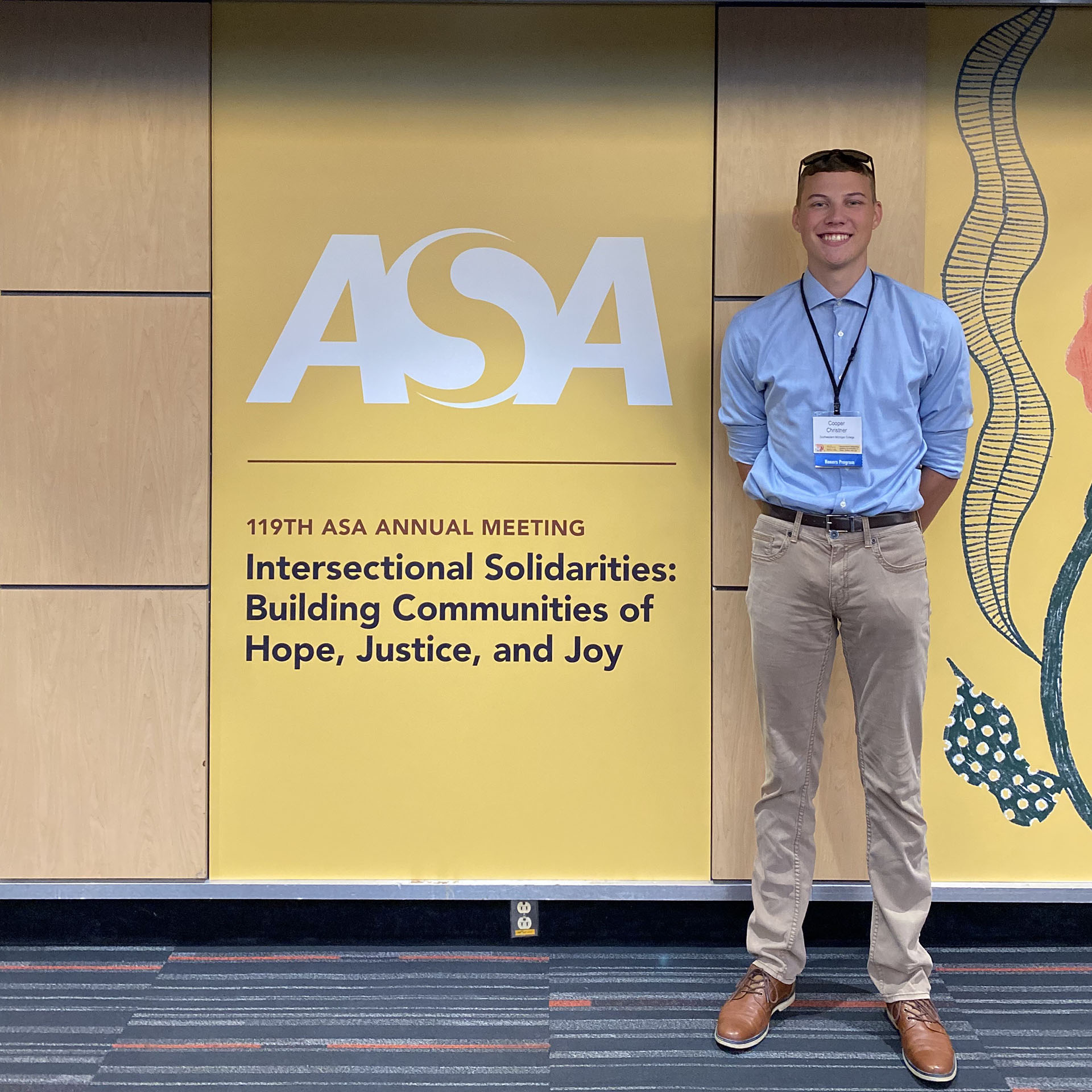 Cooper Christner presented at a sociology conference in Montreal
