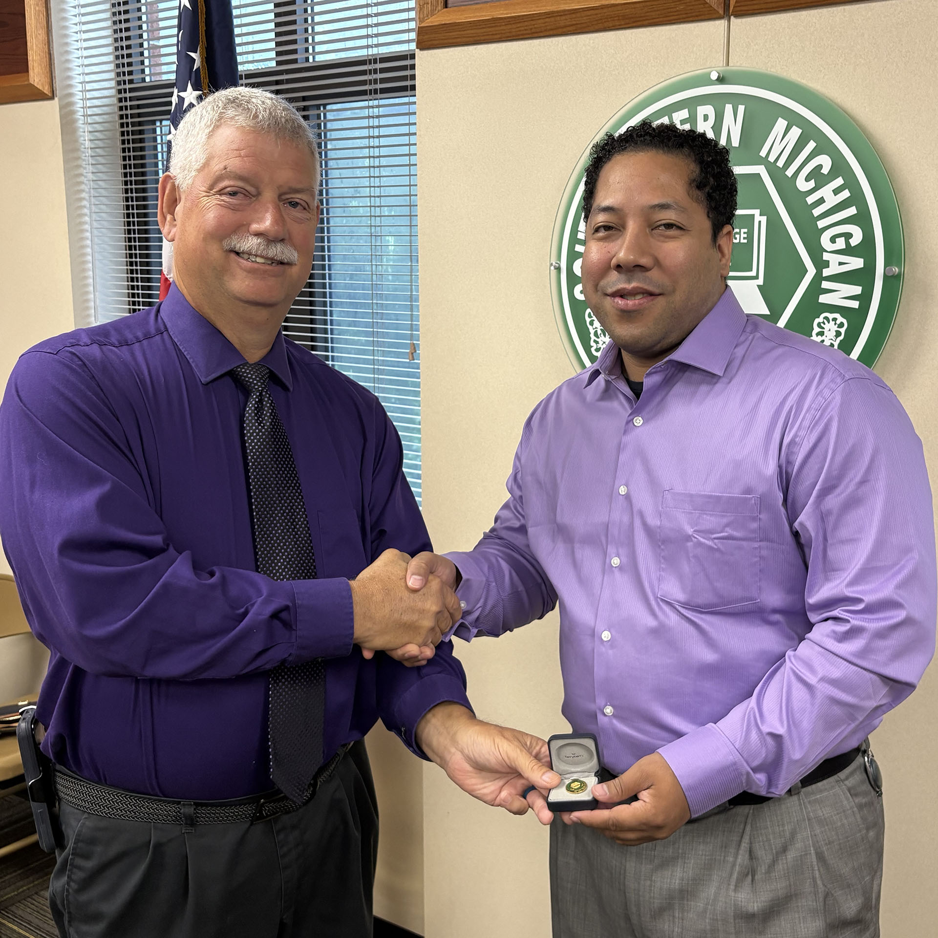 Vice Chair Tracy Hertsel, Allen Jackson of Buchanan, 20 years