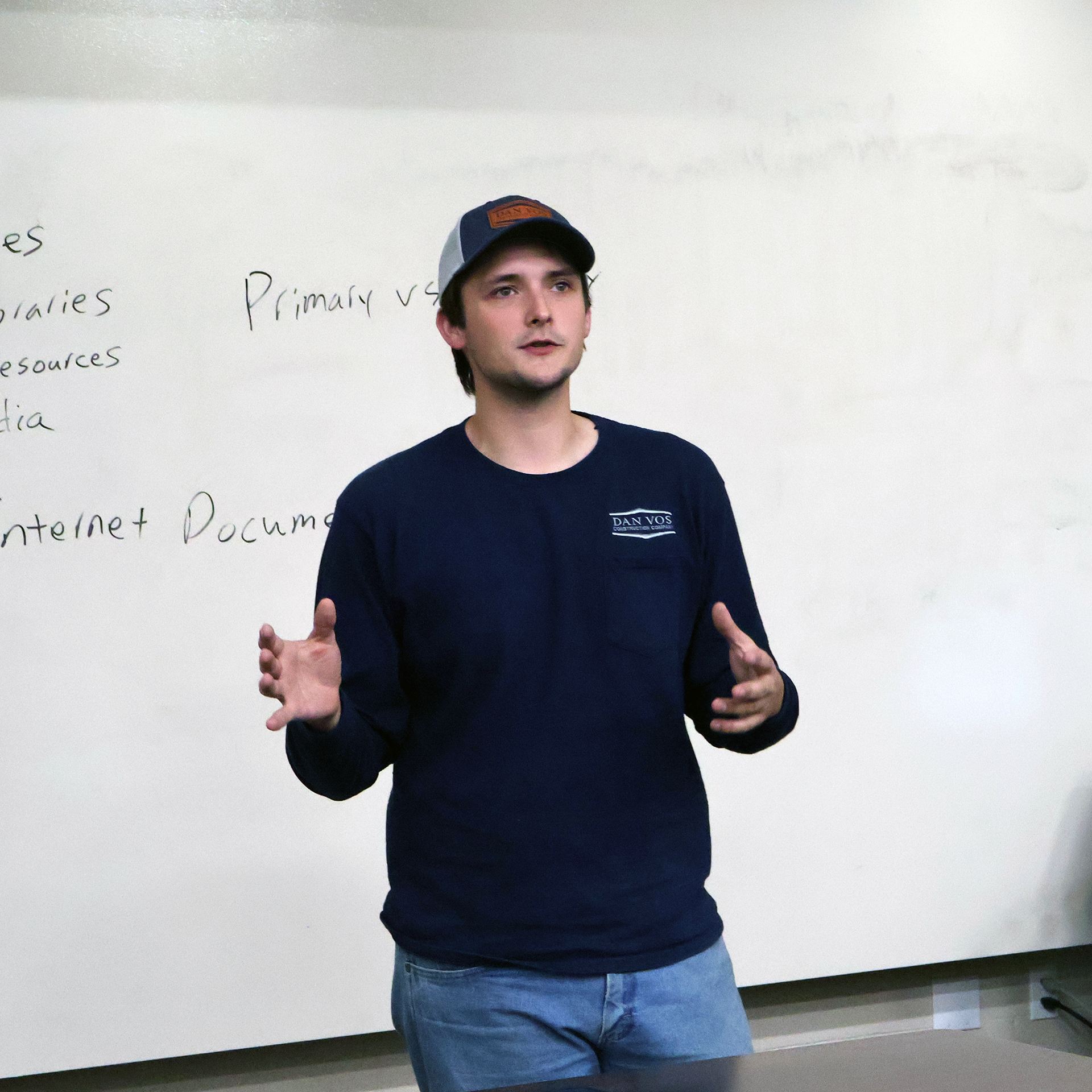 Drew Ickes, SMC ’24, Dan Vos Construction