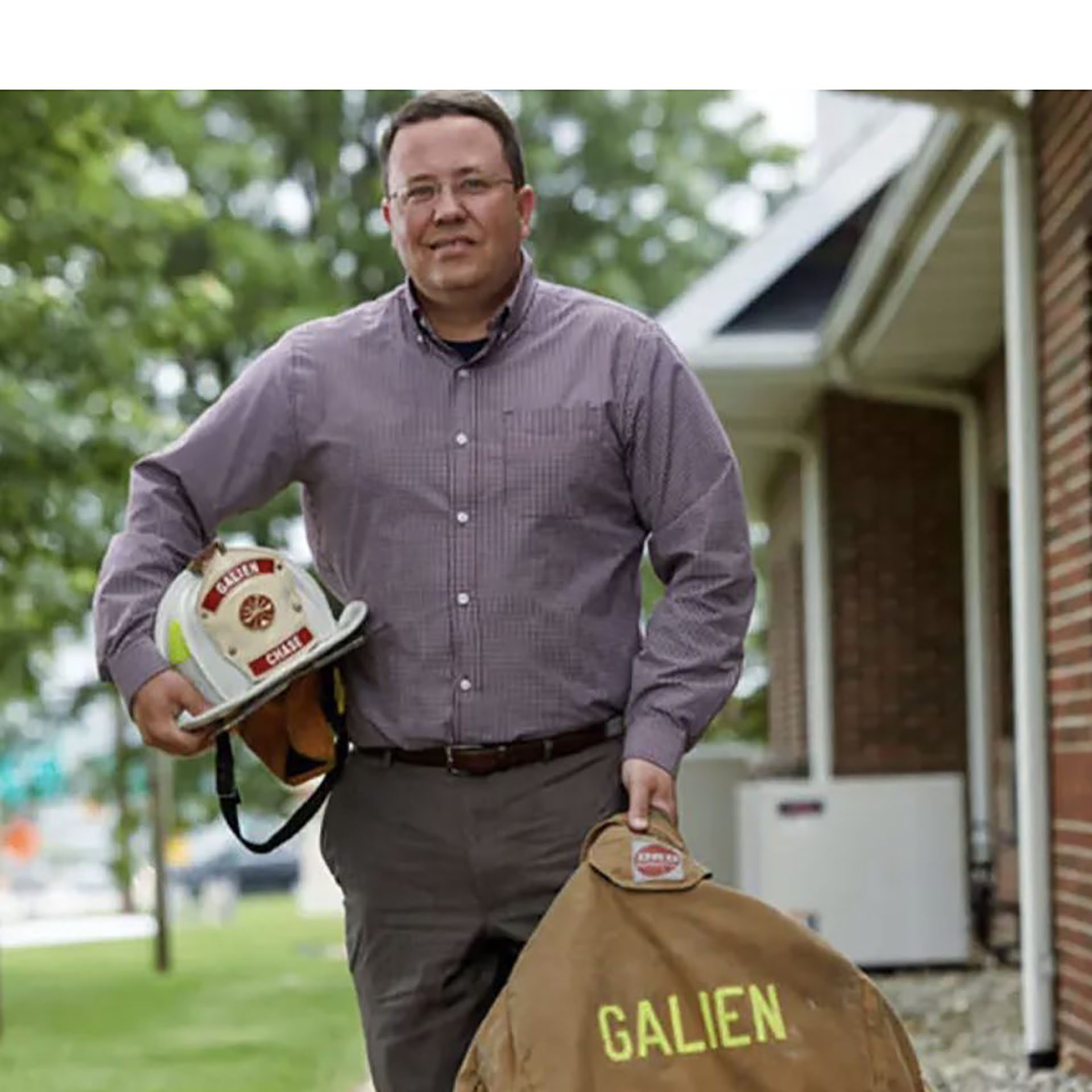 Galien Fire Chief Ted Chase