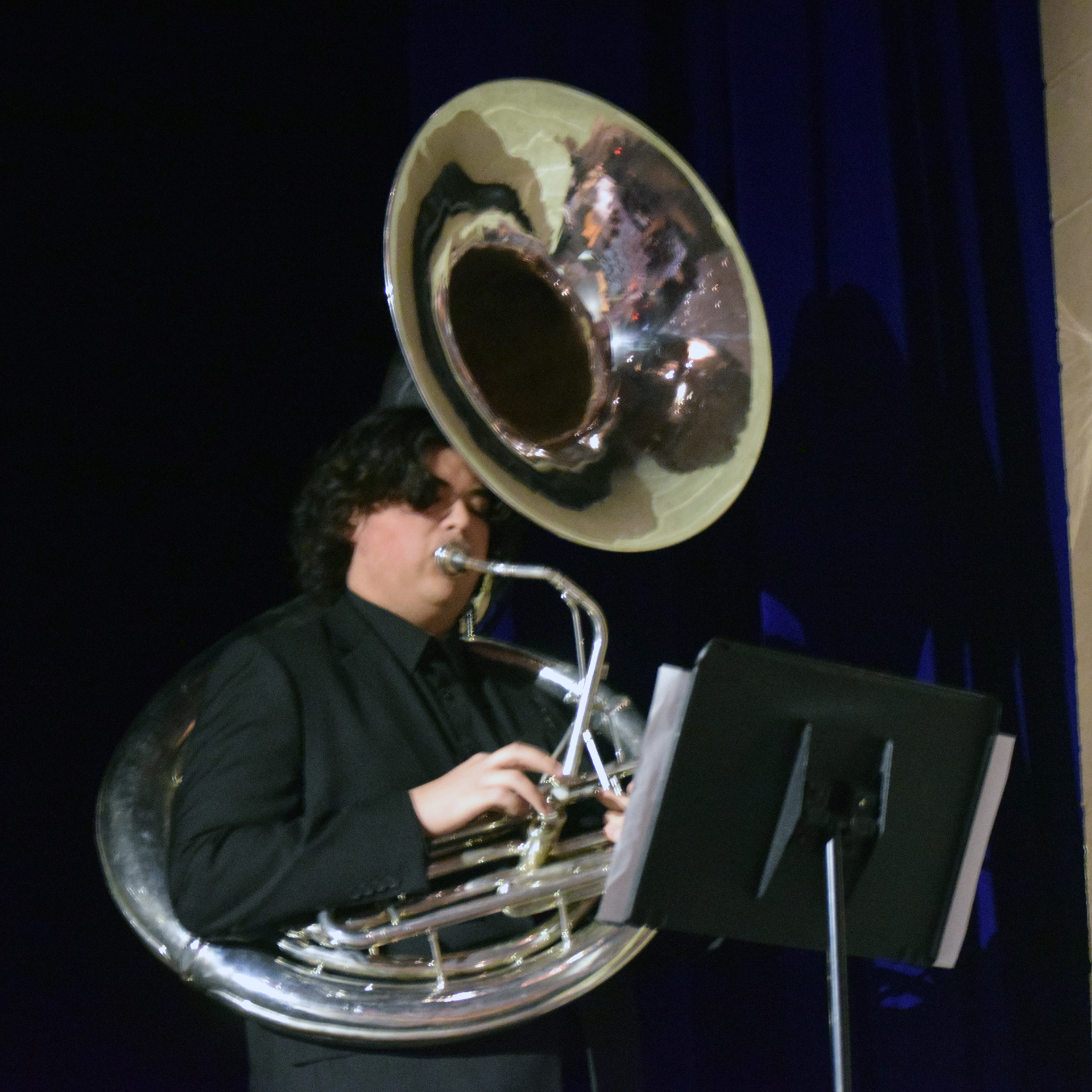 Hector Salguero, sousaphone