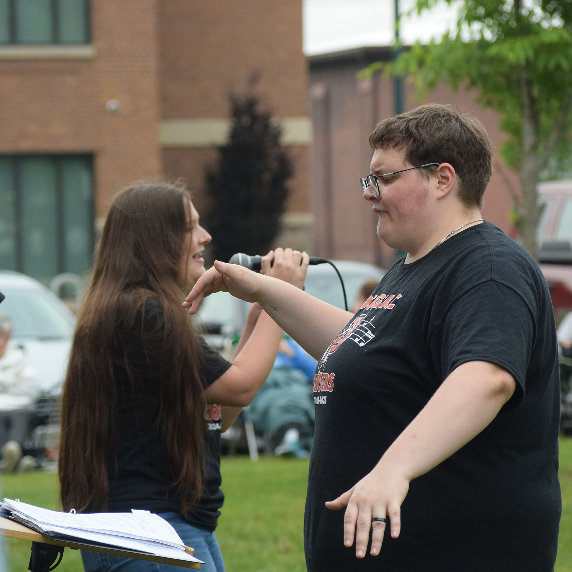 Hunter and drum major