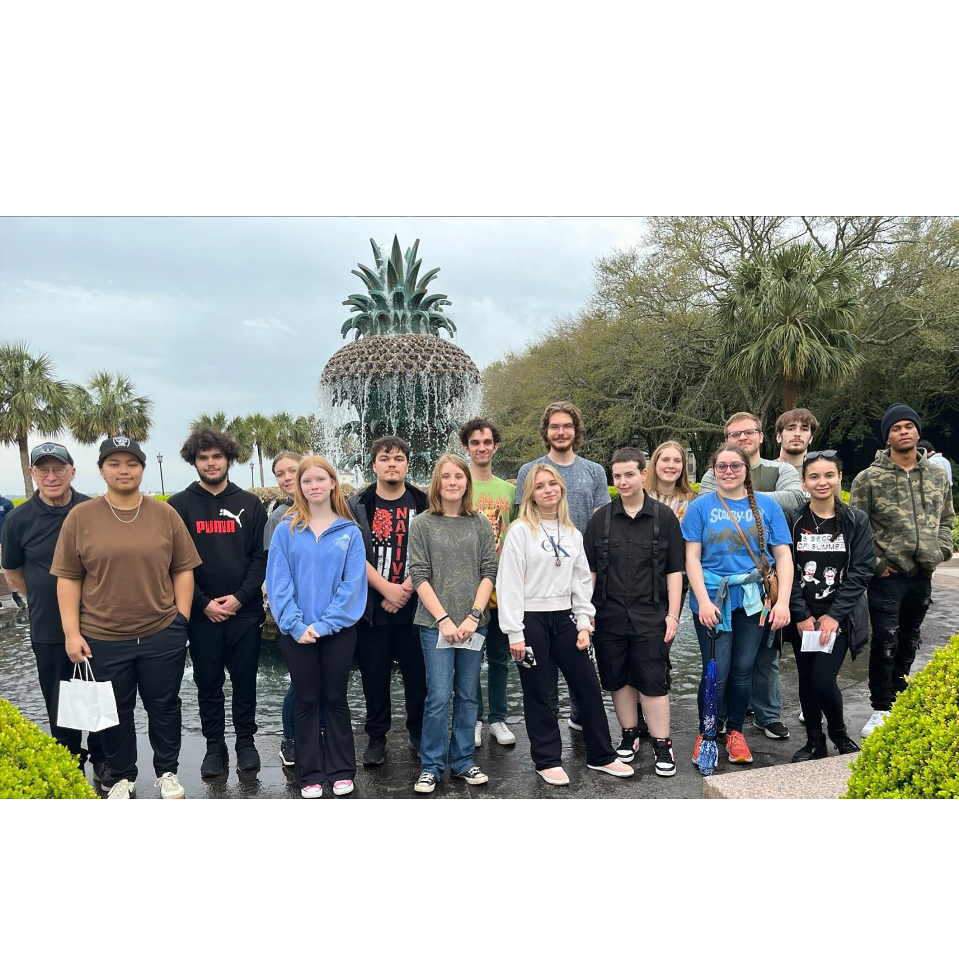 Pineapple Fountain in Charleston