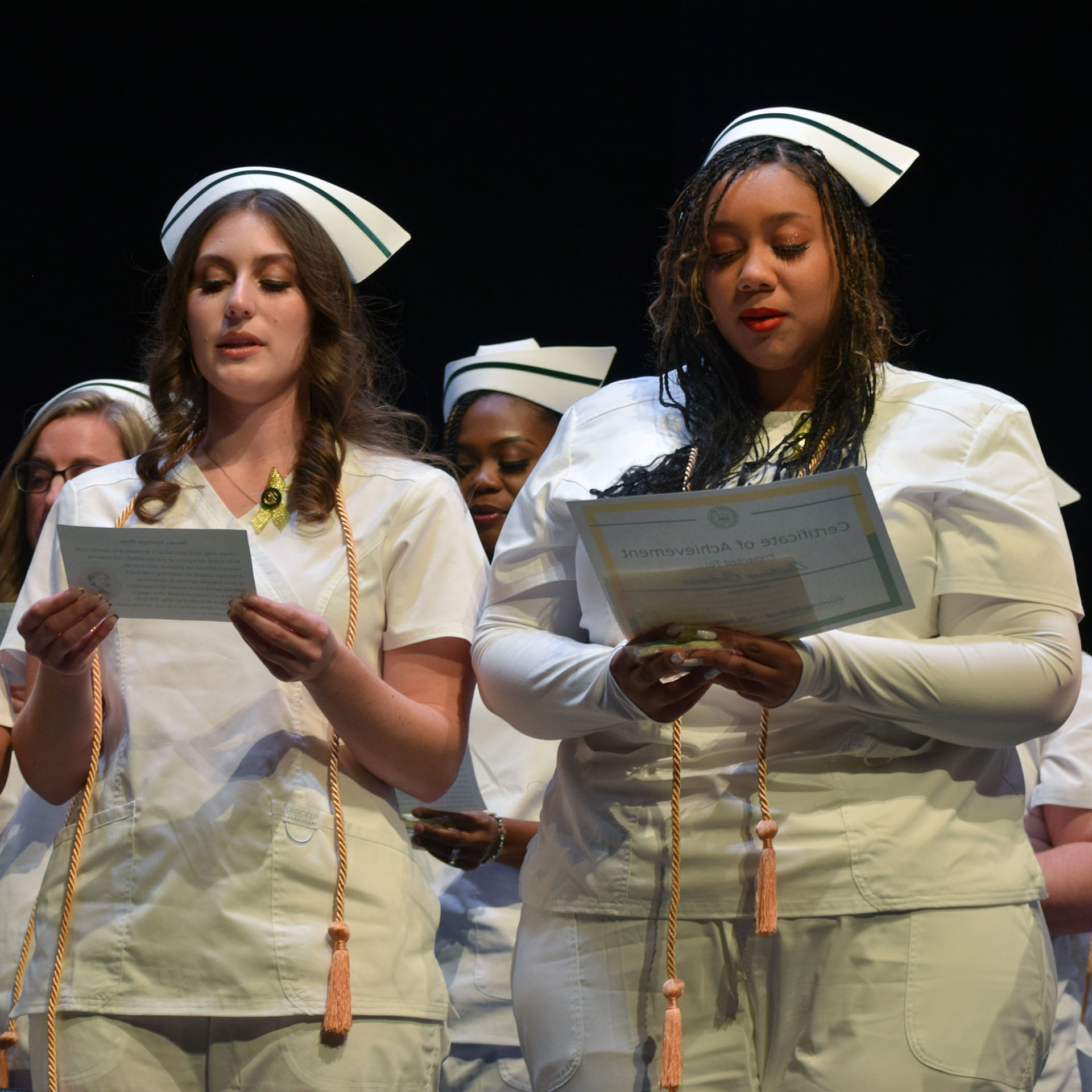 Graduates recite their pledge