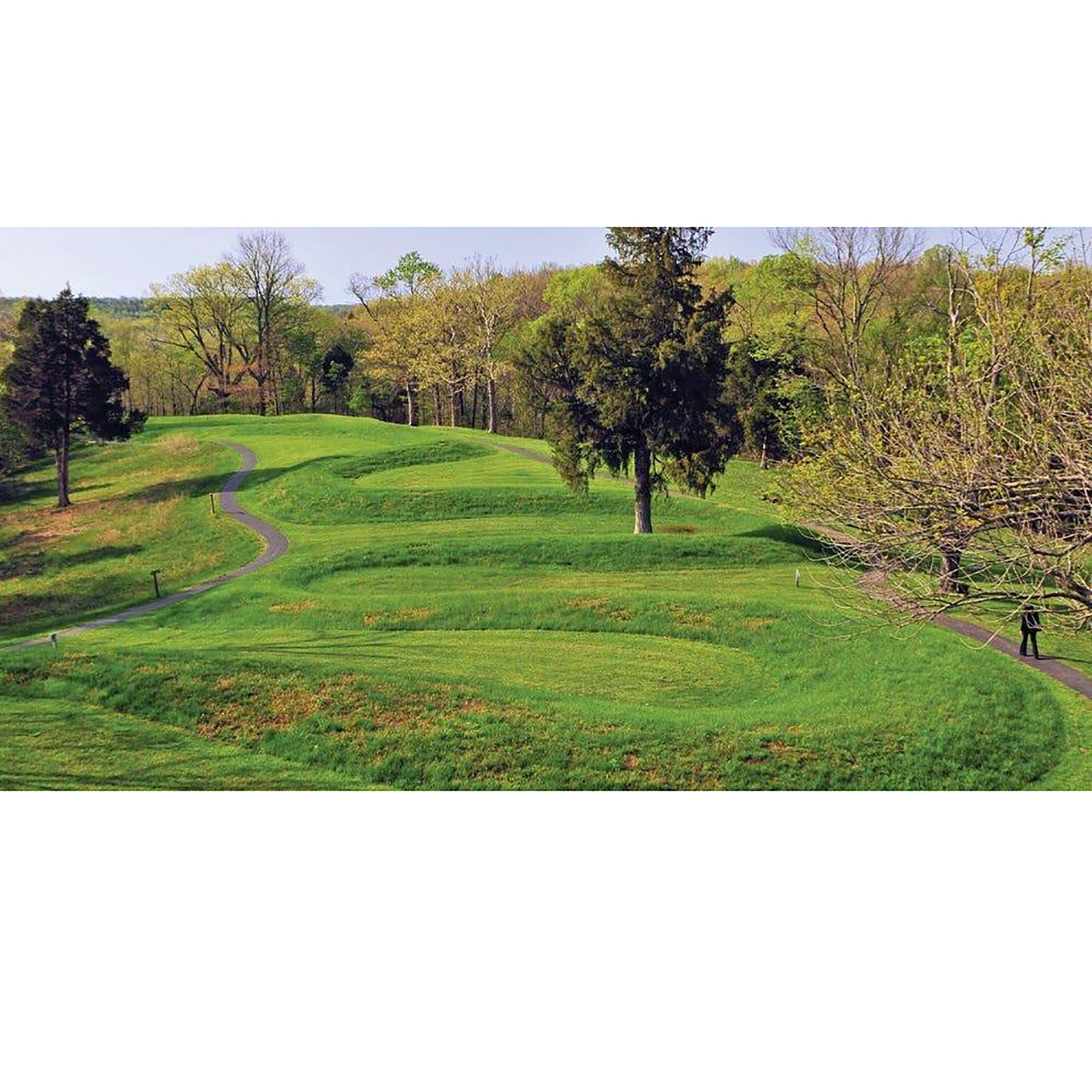 Ohio's undulating effigy mound