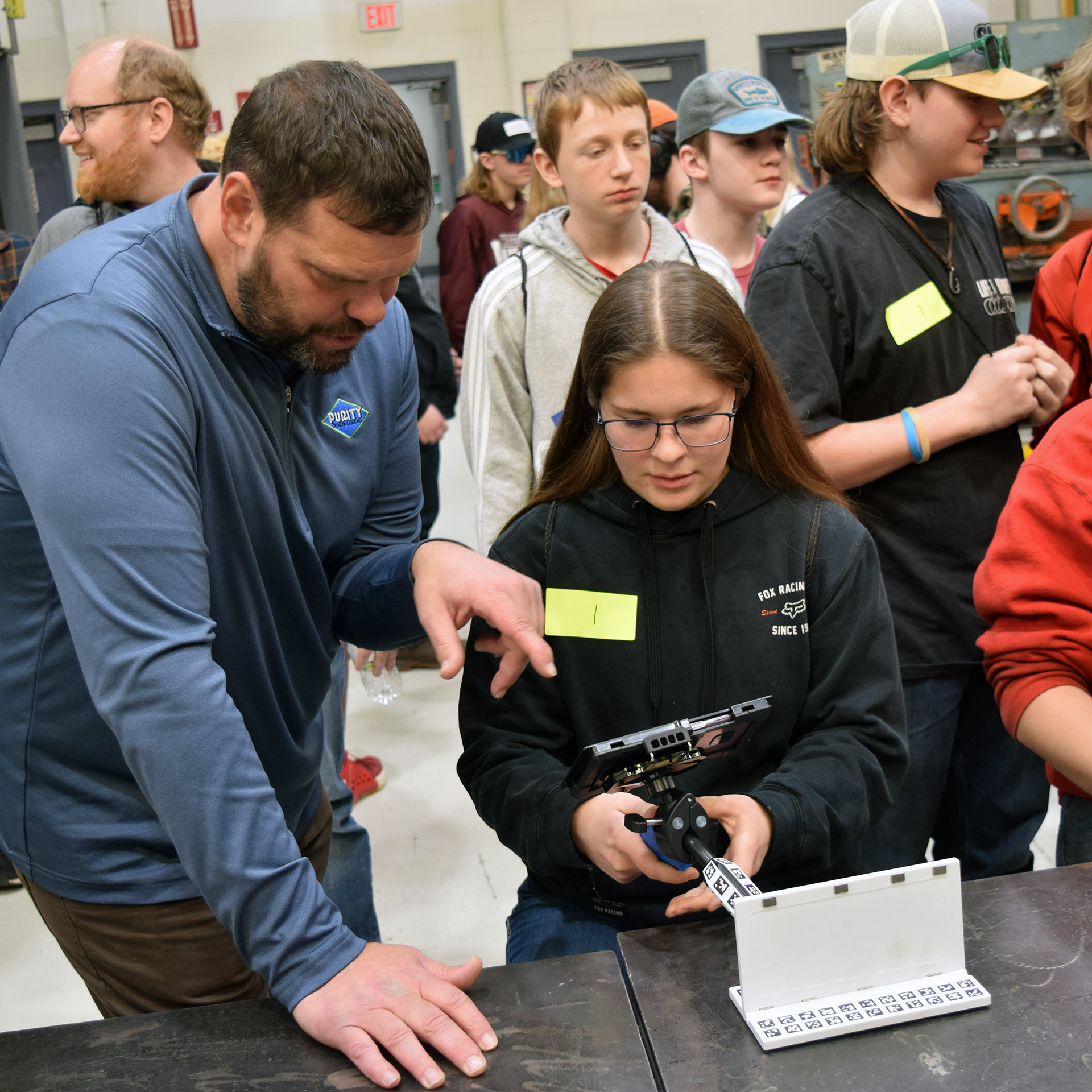 No hood necessary for welding simulators