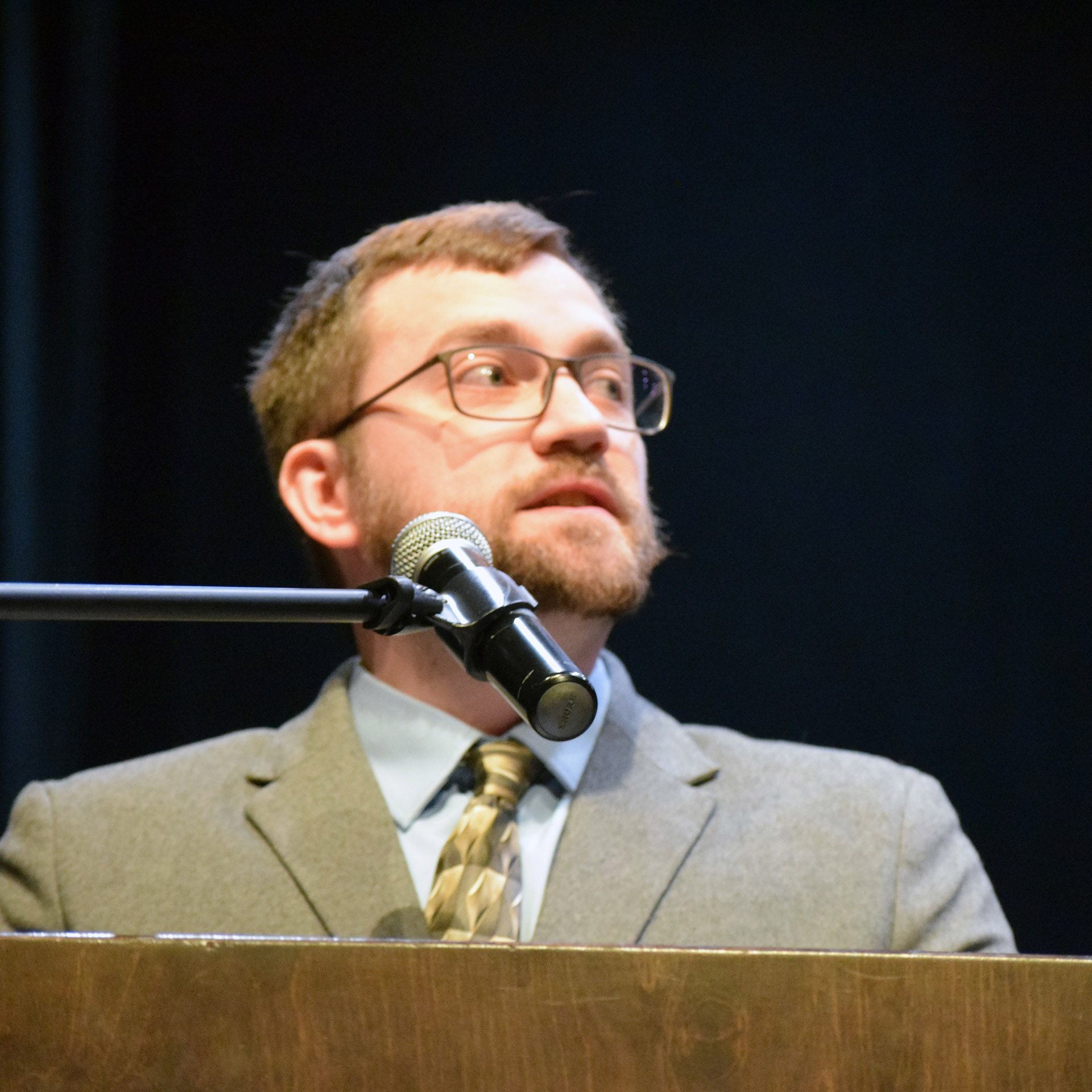 Trevor Zimmerman of Niles, student speaker