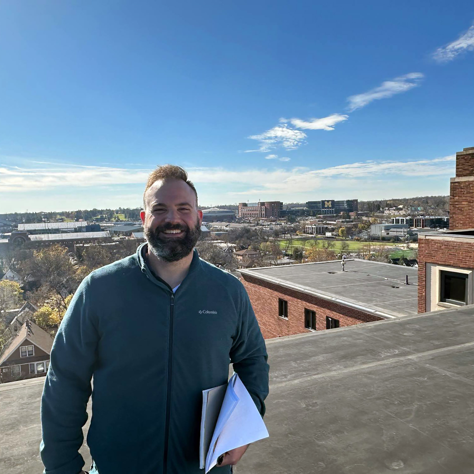 View from South Quad roof